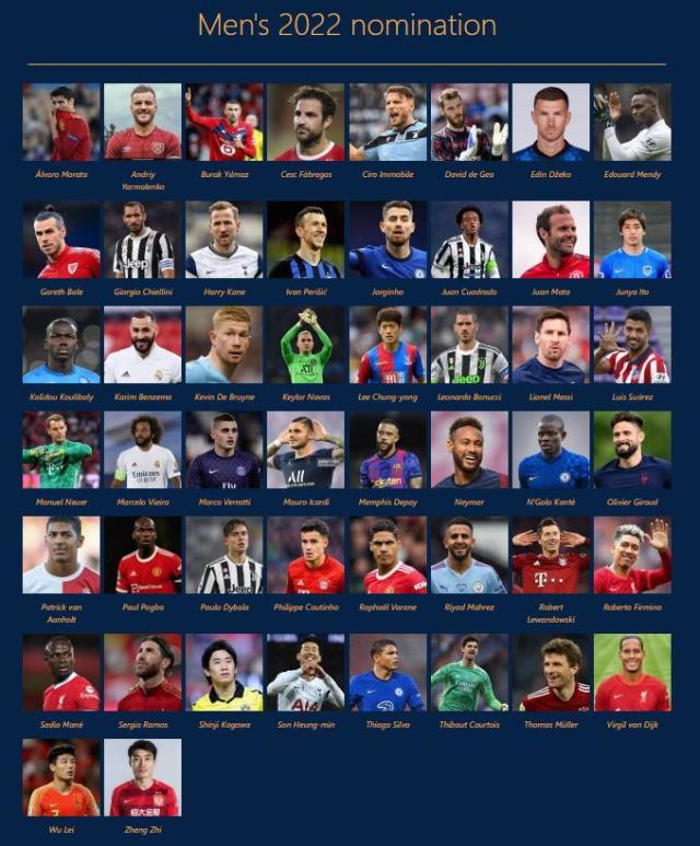 九游个人中心登录-2022金足奖候选:梅西、本泽马领衔,郑智、武磊入选